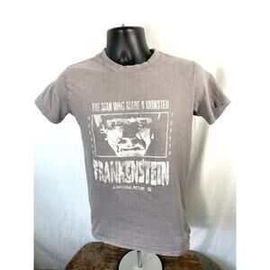 Frankenstein Universal Monsters Gray Cotton On Tee Small